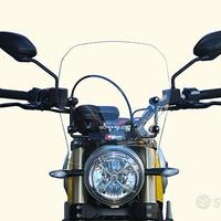 Cupolino scrambler 1100 17 /18 alto trasparente