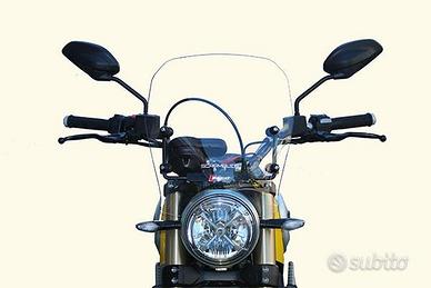 Cupolino scrambler 1100 17 /18 alto trasparente