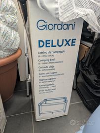 Lettino da campeggio Giordani Deluxe 