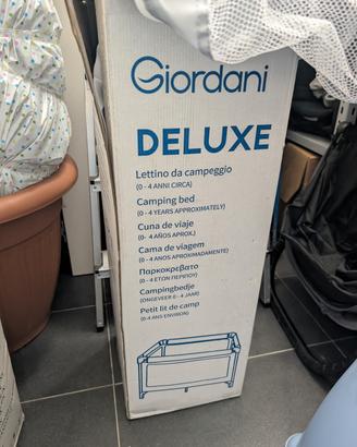 Lettino da campeggio Giordani Deluxe 