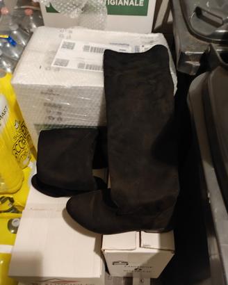 STIVALI NERO DONNA SOVRAGINOCCHIO 