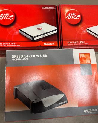 Modem ADSL e ADSL2+ Alice Telecom