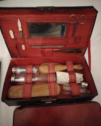 Beauty case / necessaire da viaggio d'epoca