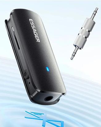 Bluetooth 2 in 1, adattatore audio stereo AUX Blue