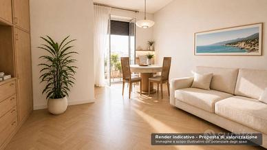 Appartamento di 95 m² con 3 locali e box auto a Mo