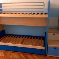 letto a castello scorrevole