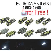 KIT 9 LAMPADE LED INTERNE PER SEAT IBIZA II 6K1 93