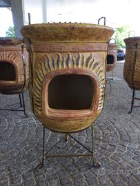 Barbecue messicano griglia cotto e ferro battuto