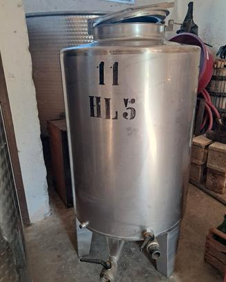 Serbatoio acciaio inox 500 litri