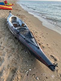Kayak Rainbow Vulcano 460 Fishing con timone