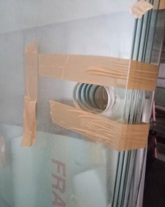 porte in vetro trasp. 10mm x916mm x2496mm.