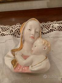 Statuetta madonna con bambino