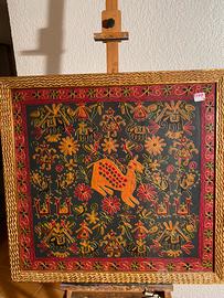 Quadro Arte Tribale dal Guajarat o Rajasthan