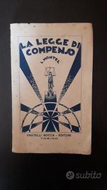 L. Montel, LA LEGGE DEL COMPENSO 1931 L. MONTEL