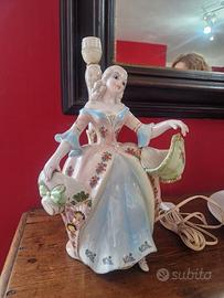 lampada da comodino in ceramica