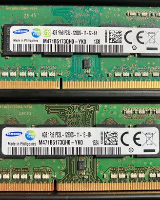 Samsung Memoria RAM da 8GB (2 x 4GB), DDR3 SO-DIMM