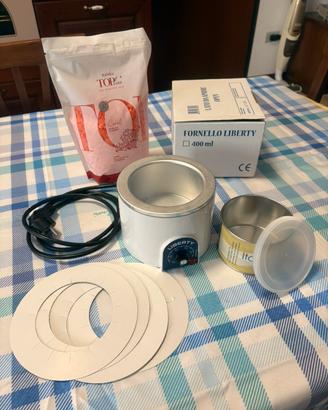 Scaldacera per ceretta da 400ml + accessori