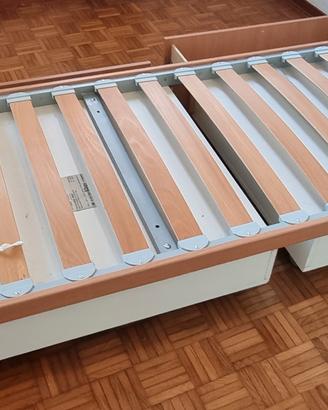 Letto con cassettiere