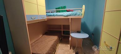 cameretta letto a castello