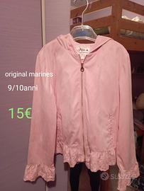 giacca mezza stagione scamosciata con cappuccio