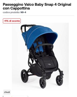 Passeggino Valvo Baby Snap 4
