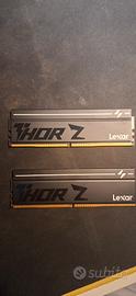 ram 32 gb lexar thor 6000 ddr5 16x2 
