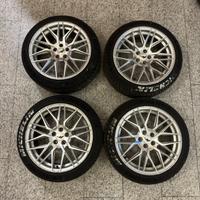 4 cerchi Japan Racing JR28 + 4 gomme estive