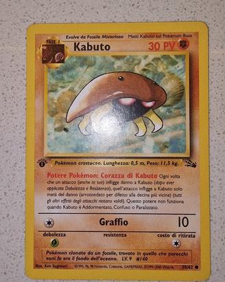 Originale Kabuto 1Ed ITA Fossil FO 50 / 62