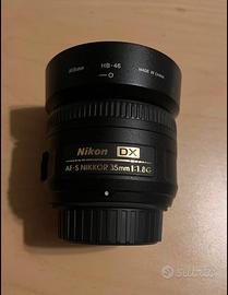 Obiettivo Nikon 35 mm F1.8 G NIKKOR AF-S DX