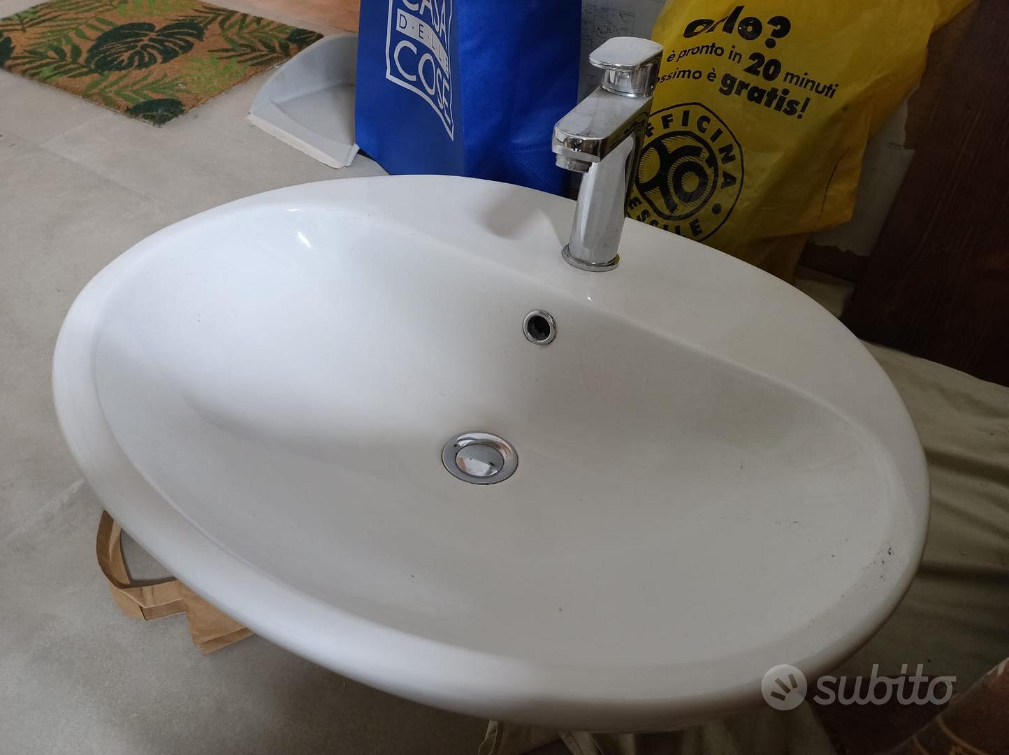 LAVABO FLAMINIA NUDA 60 CON RUBINETTO - Arredamento e Casalinghi In ...