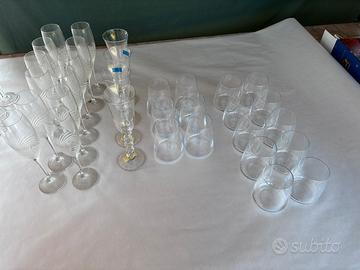 Stock bicchieri misto