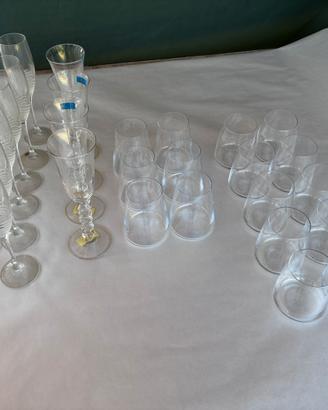 Stock bicchieri misto