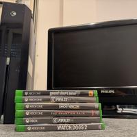 Xbox One + monitor + giochi vari