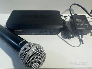 Microfono Gelato Shure BLX24E/PG58  completo