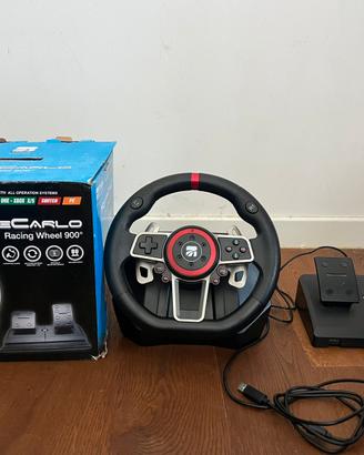Volante PS4/Xbox/PC Montecarlo 900°