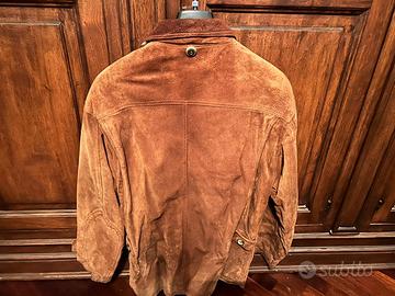 Giubbotto in pelle scamosciata Combipel