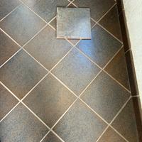 Pavimento cotto 25/25 cm , altezza 1 cm