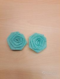 Coppia di rose per pacchi regal.o