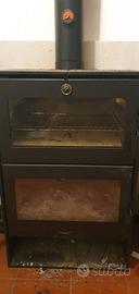 stufa a legna con forno