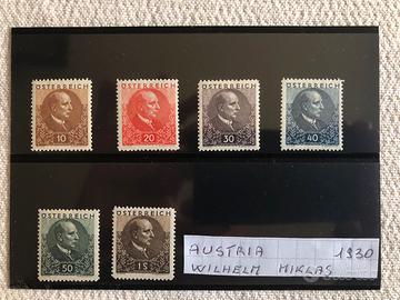 Francobolli Austria 1930