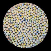 150 biglie di vetro 1.6cm vintage anni 70 80 90 