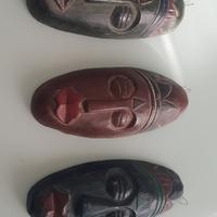 maschere legno etnica  tribale africana 