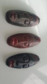 maschere legno etnica  tribale africana 
