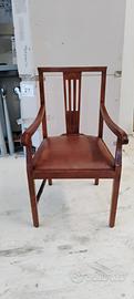 Sedia salone con braccioli 