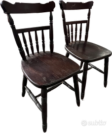 sedie in legno massello