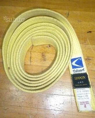 Cintura gialla VALSPORT IPPON Japan Judo Karate