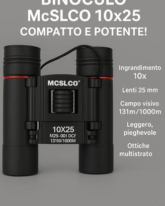 Binocolo McSLCO 10x25