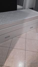 letto singolo che diventa matrimoniale