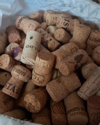 tappi di sughero usati