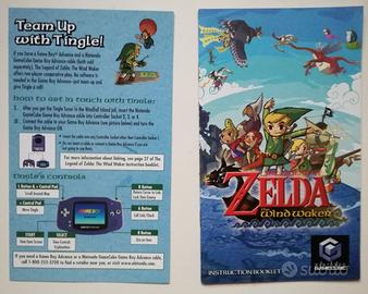 Manuale zelda wind waker Nintendo gamecube NTSC